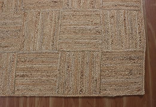 Rugsmore Rugs Collection-Natural jute Cross Area Rug.
