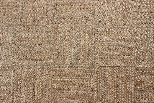 Rugsmore Rugs Collection-Natural jute Cross Area Rug.