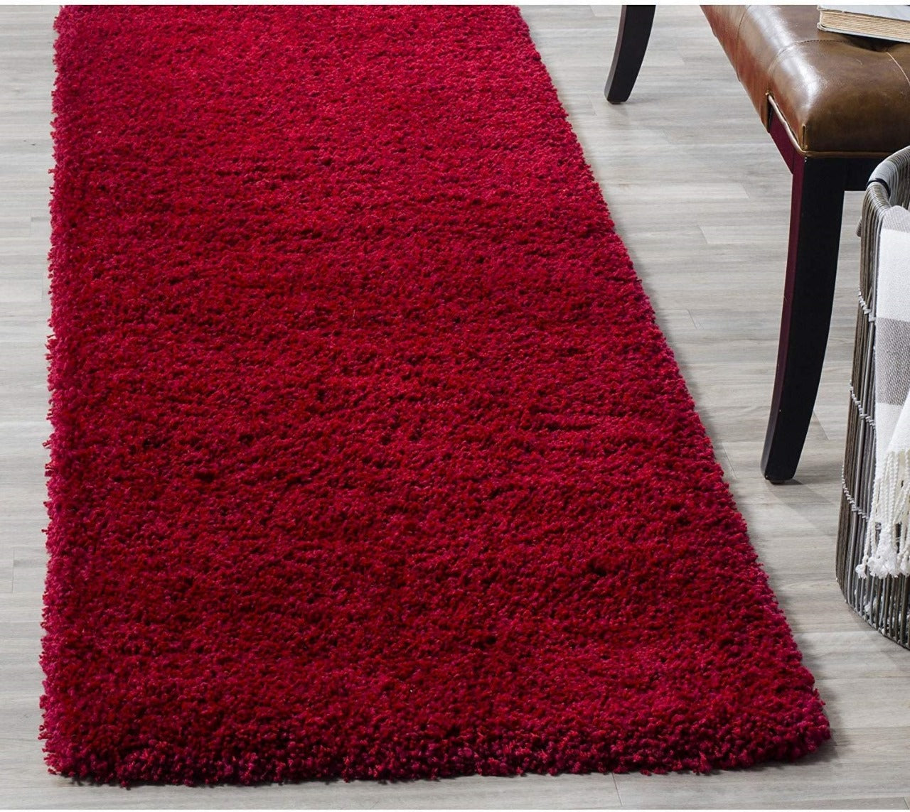 Beautiful Red Premium Micro Runner - Soft Feel, Anti-Skid Rubber Backing