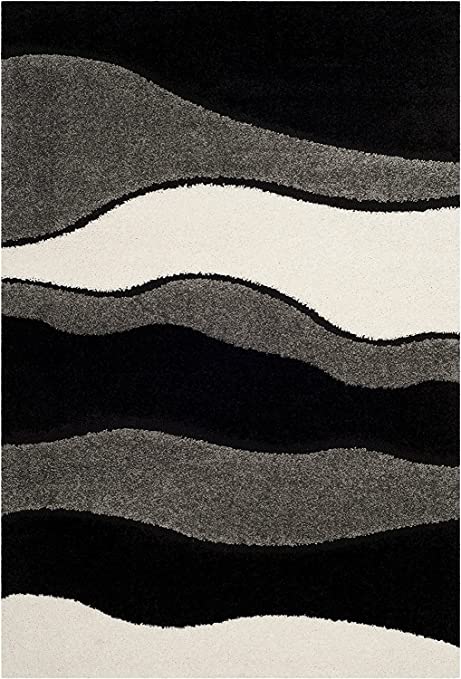 Luxury Multi Colour Waves Microfiber Carpet – Plush Feel with Anti-Skid Rubber Backing