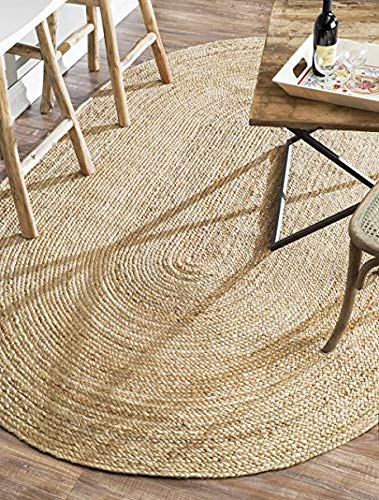 Jute Oval Carpets – Braided Area Rugs  – Rugsmore Collection
