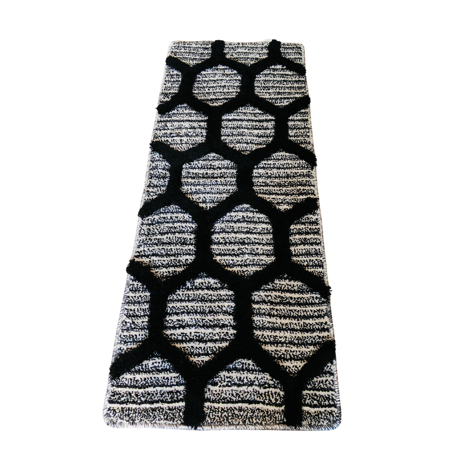 Soft Microfiber Bedside Runner – Anti-Skid Rubber Backing & Washable