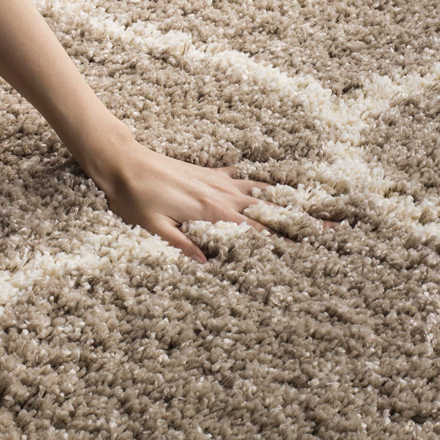Skin Beige Plain Beautiful Premium Micro Runner -  Soft Feel, Anti-Skid Rubber Backing