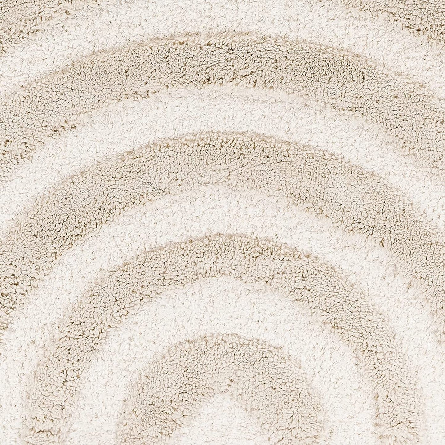 Beige and Ivory Extra Soft Luxury Fluffy Area Rug – Ideal for Living Room, Bedroom, Childroom & Hall – Soft Touch & Anti-Skid Backing