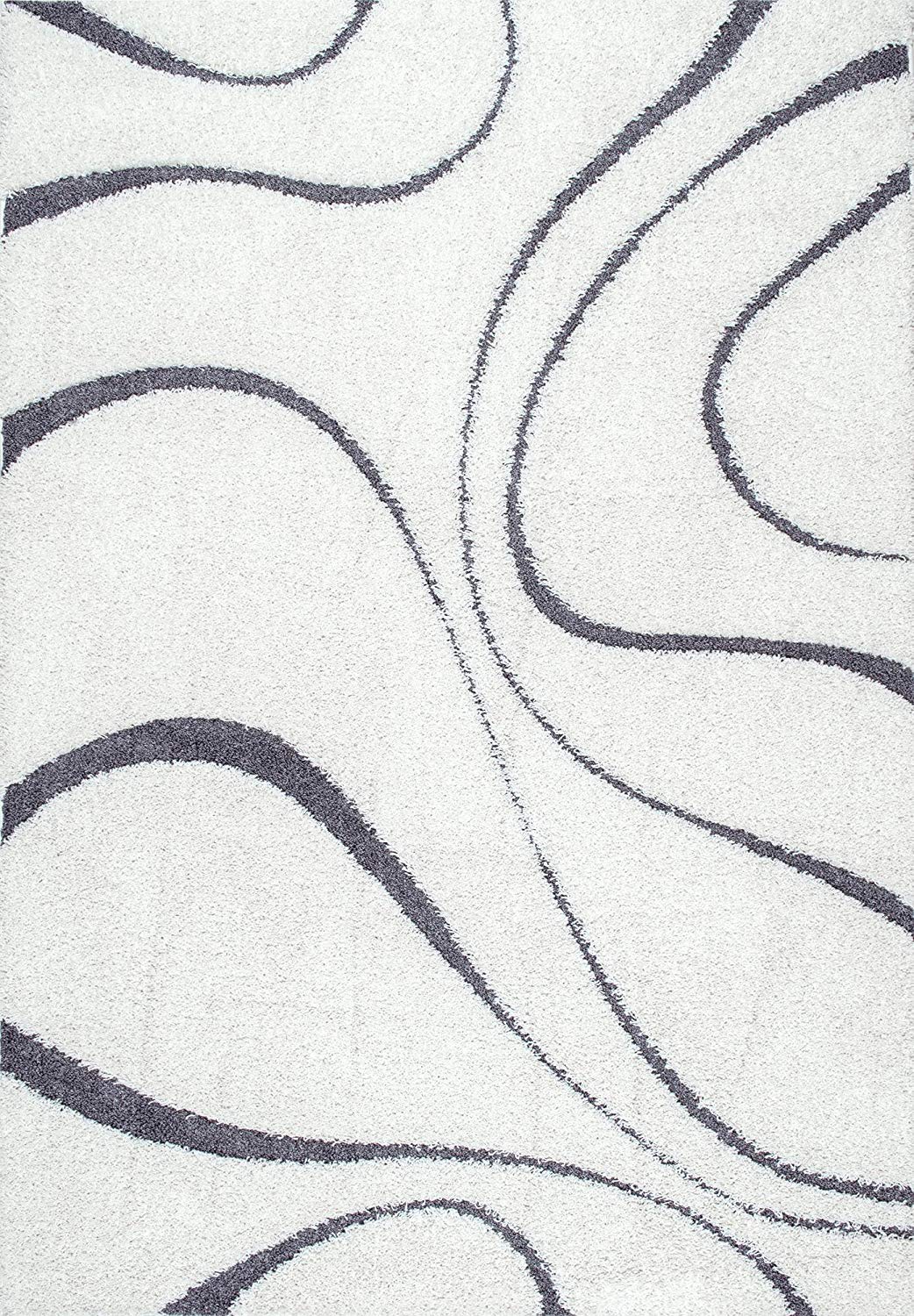 Elegant Ivory with Grey Double Shade Micro Weave Rug – Soft Touch with Anti-Slip Rubber Backing