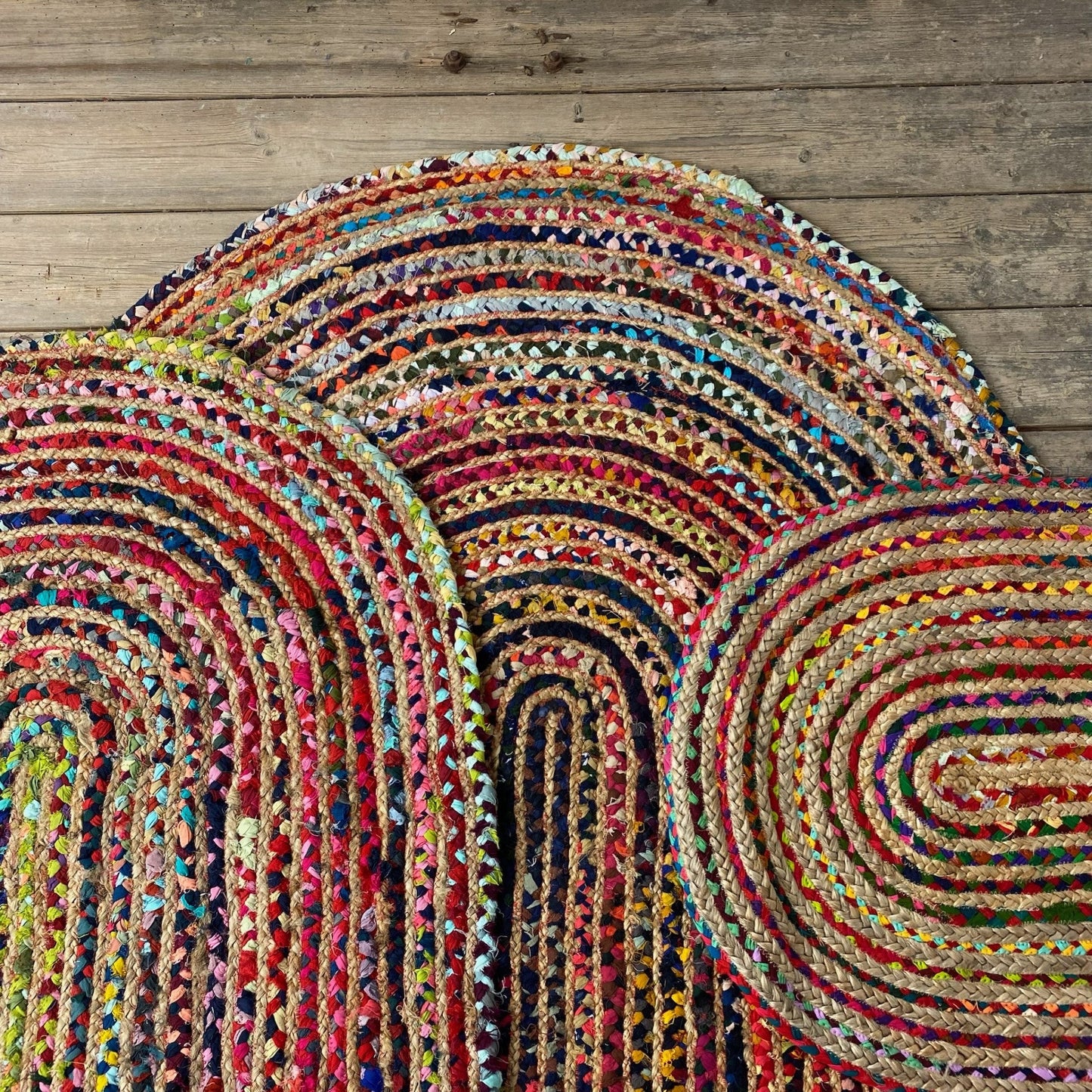 Natural Jute and Cotton Ecofriendly  Carpet.