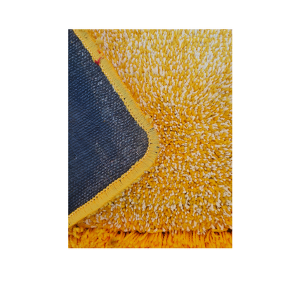 Multicolour Design Beautiful Premium soft Microfiber Bedside Shaggy Runner - Soft Feel, Anti-Skid Rubber Backing
