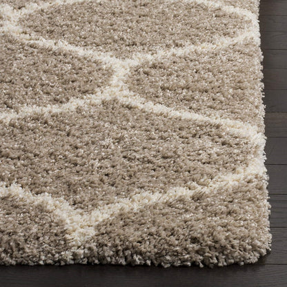 Beige and Ivory Beautiful Premium Micro Runner - Soft Feel, Anti-Skid Rubber Backing