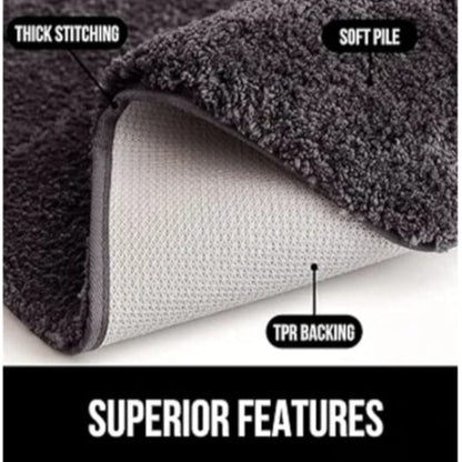 Midnight  Shaggy Carpet – Soft Feel with Anti-Skid Rubber Backing