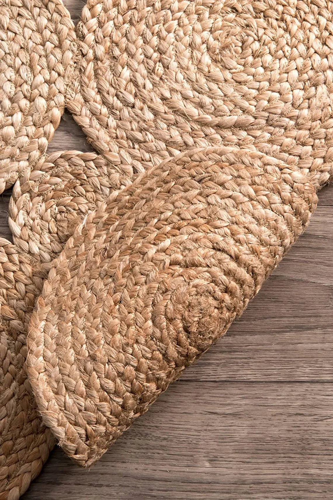 Natural Jute Braided Area Rug - Sustainable Rug